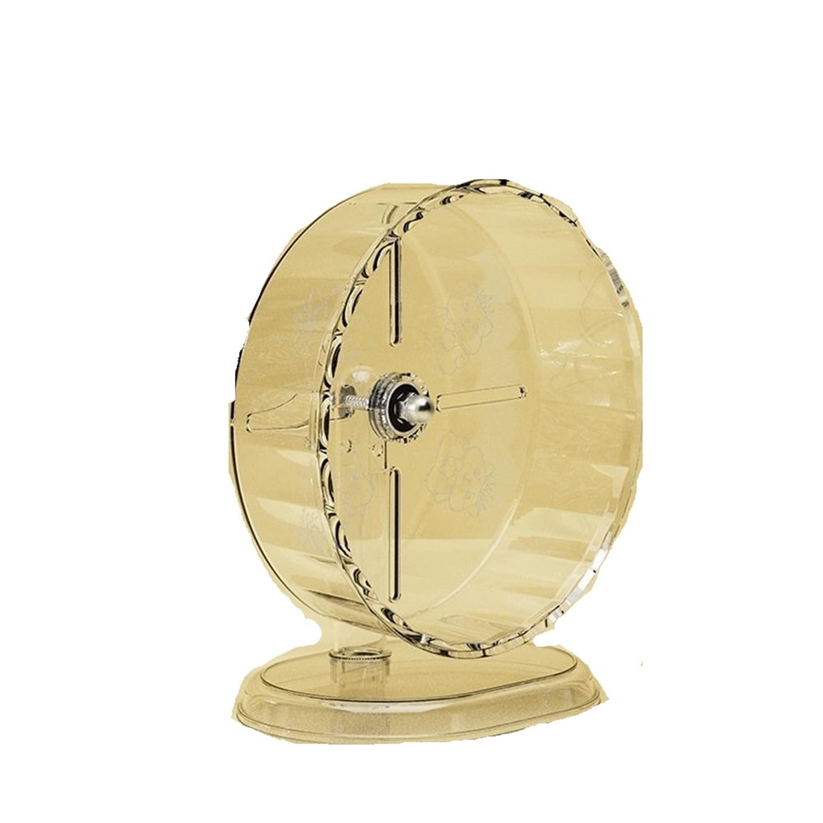 Rueda Hamster Correr Deporte Transparente ensanchado Soporte Juguete pequeña Mascota rodamiento silencioso Mascotas Accesorios para Mascotas(Color 01)