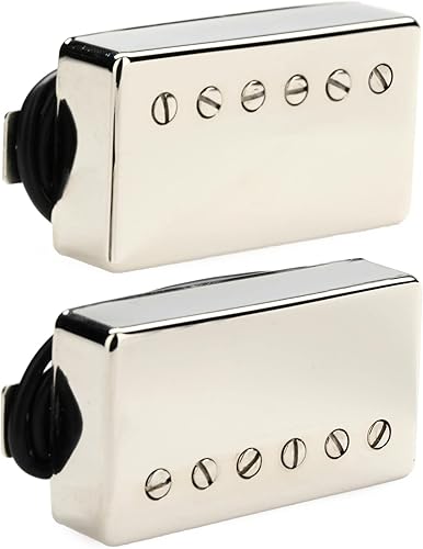 Seymour Duncan Juego de pastillas Humbucker de alto voltaje de 2 piezas - Cubierta de níquel