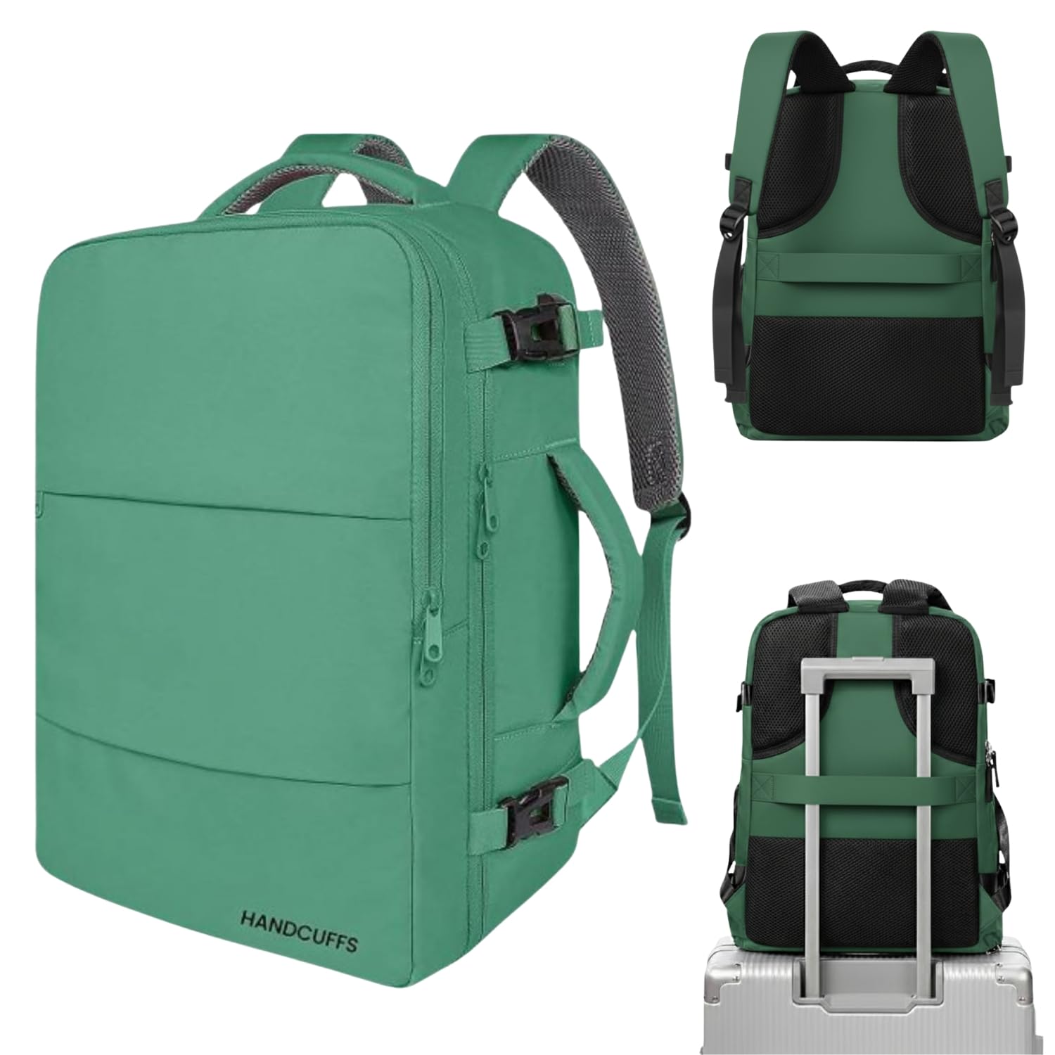 Travel Backpack for Men & Women Water Resistant Cabin Bag with Laptop Compartment Shoe Pouch & Multiple Organiser Pockets | Carry On Luggage | Casual Daypack-image-35