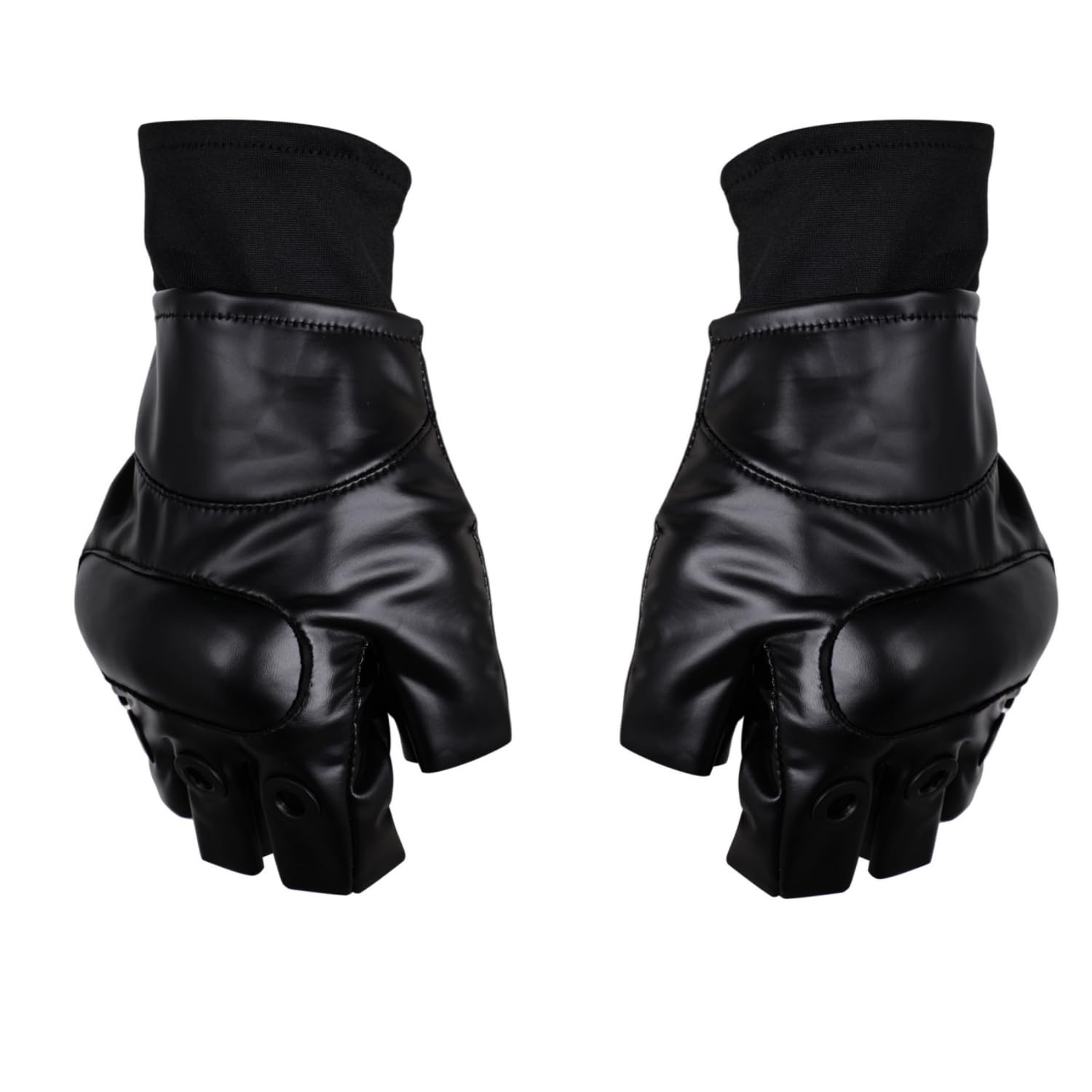 IOONCHI Leon Cosplay Gloves Costume Accessories Kennedy Gloves Set Halloween Party Outfits Props Adult (Black, Onesize)