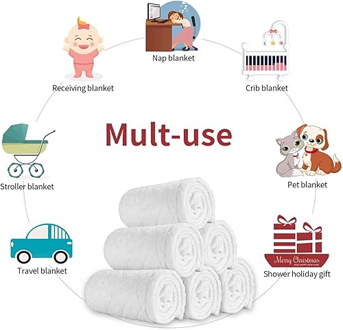 Miniatura 8 de Manta de bebé personalizada con diseño de mariquita para bebés, manta de felpa suave para bebé, niña, bebé, bebé, bebé, bebé, cuna, ducha, regalo,