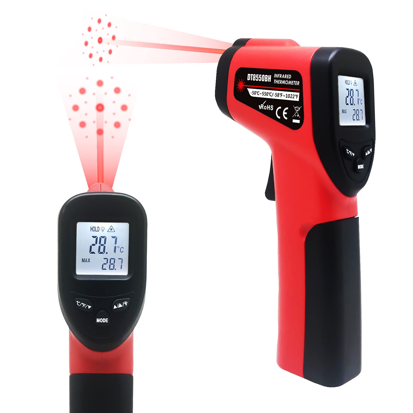 Buy Infrared Thermometer Temperature (NOT for Humans) 58℉1022℉ (50
