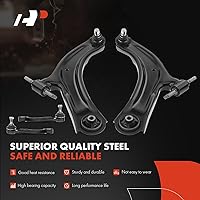 Vista 4 de A-Premium Kit de 10 piezas de suspensión delantera, brazo de control inferior delantero, extremo de barra de acoplamiento interior y exterior, barra