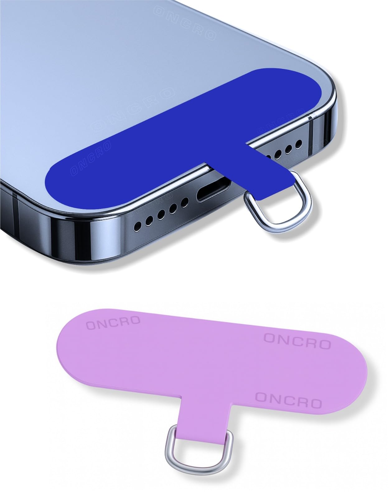 2pc combo Phone Tether Tab Universal Phone Lanyard Patch Plastic without Adhesive Cell Pad AntiLost Attachment Hanging Charm Metal Ring Smartphone Mobile Wrist Strap-image-44