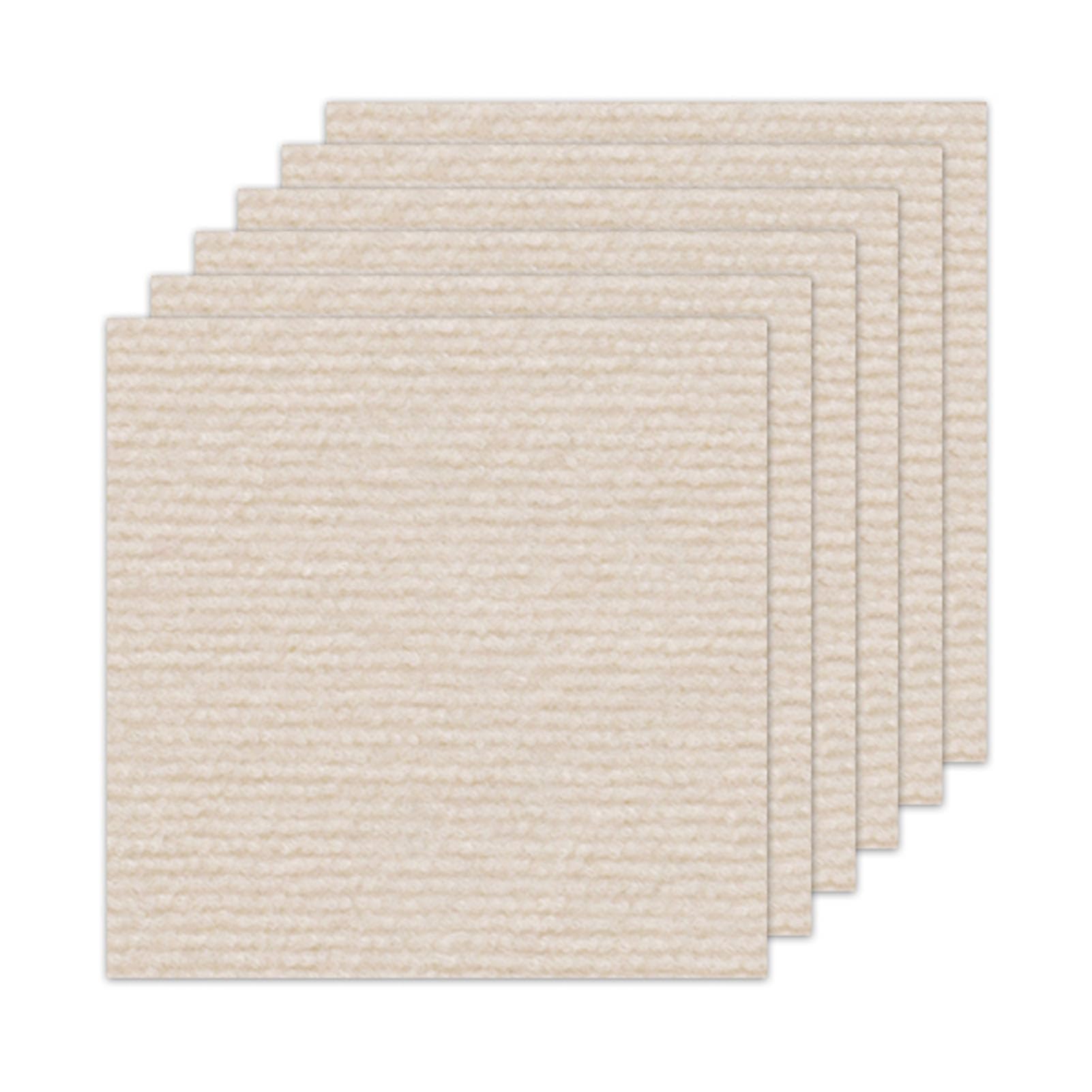 Teppichfliesen für Zuhause, 30,5 x 30,5 cm, kältebeständige Quadrate, 48 Stück, selbstklebend, zum Abziehen und Aufkleben, geräuschreduzierend
