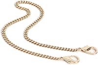 Vista 30 de Mini Linda Correa de Cadena de Bolso de Mano Correa de Repuesto para Bolso de Mano con Hombro Accesorios de Encanto (Oro Antiguo, 33 cm)