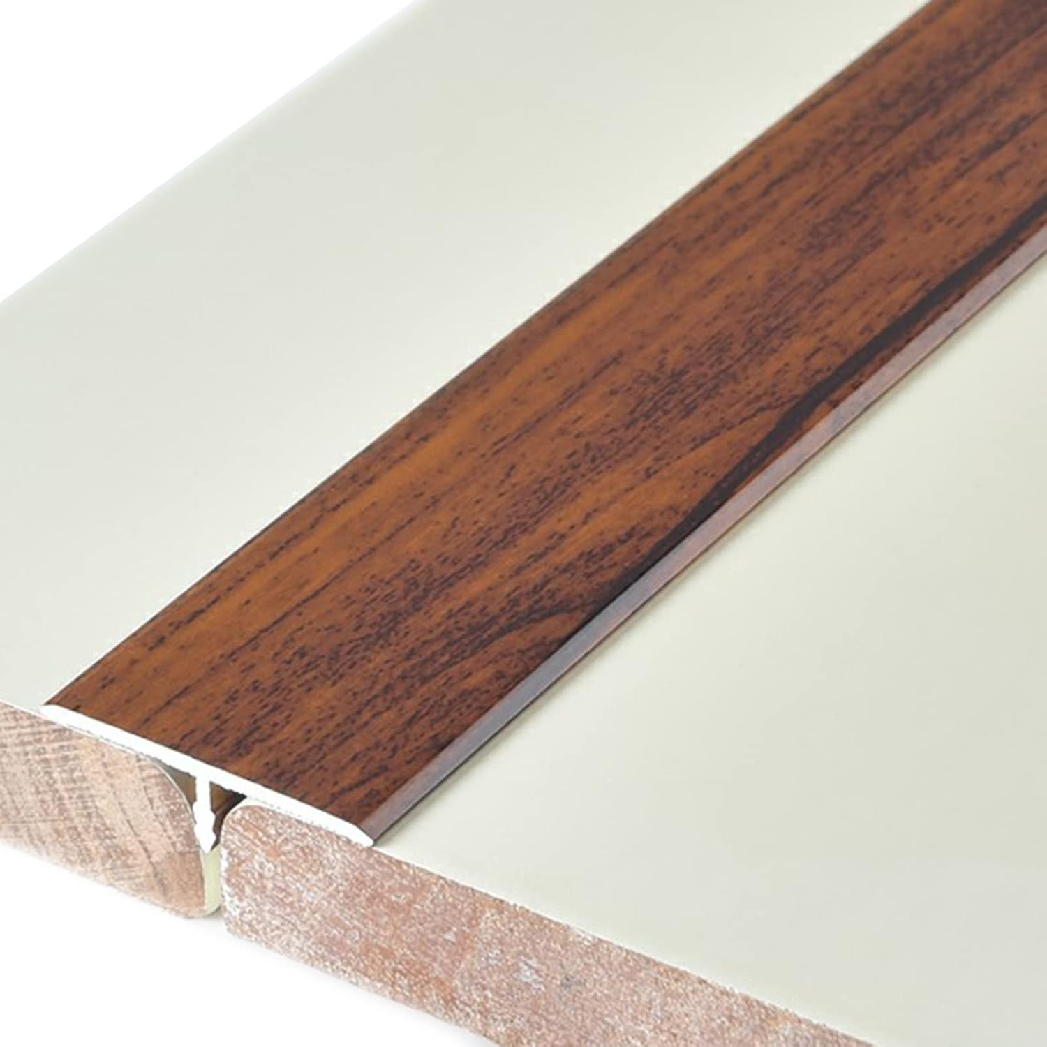 Amazon.com: Brown Floor Trim Profiles, Wood Grain Finish T-Molding ...