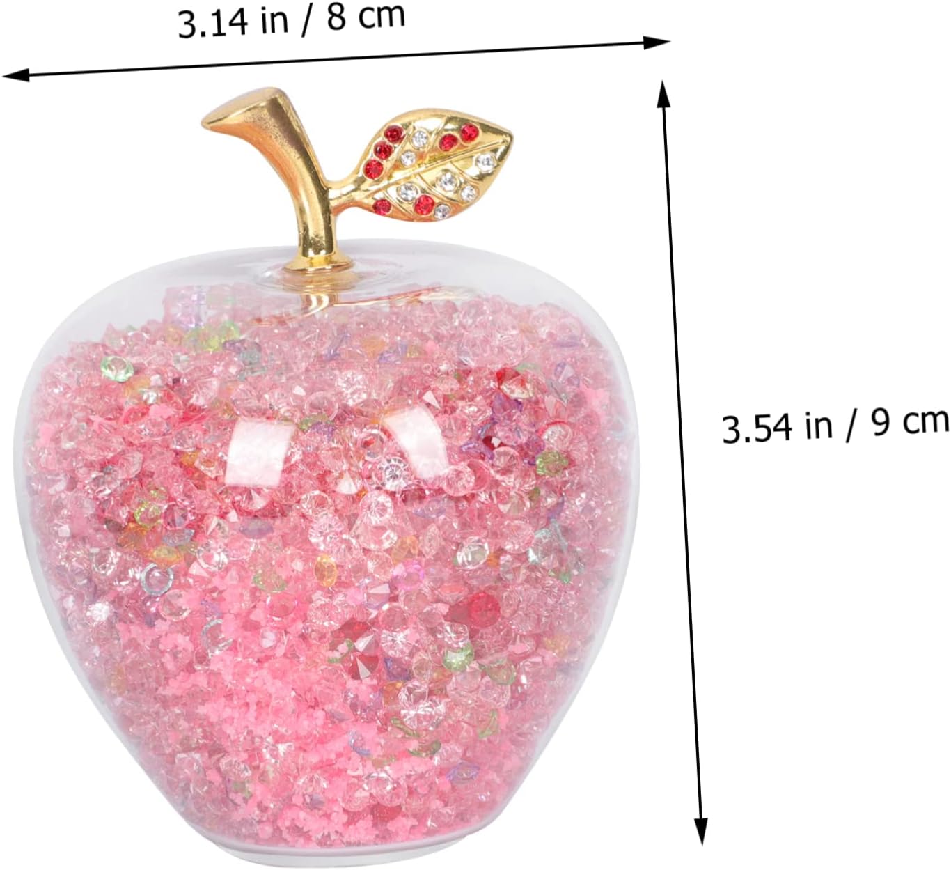 PRETYZOOM 1pc Ornament Creative Christmas Decoration for Home Romantic for Friends for Garden Desktop Wear-Resistant Fine Workmanship