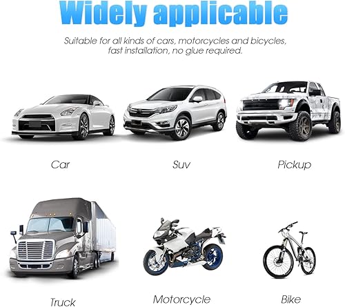 Miniatura 6 de 12 tapas luminosas para válvulas de neumáticos de automóvil, tapas de vástago de válvula de bandera estadounidense, tapas de aire universales