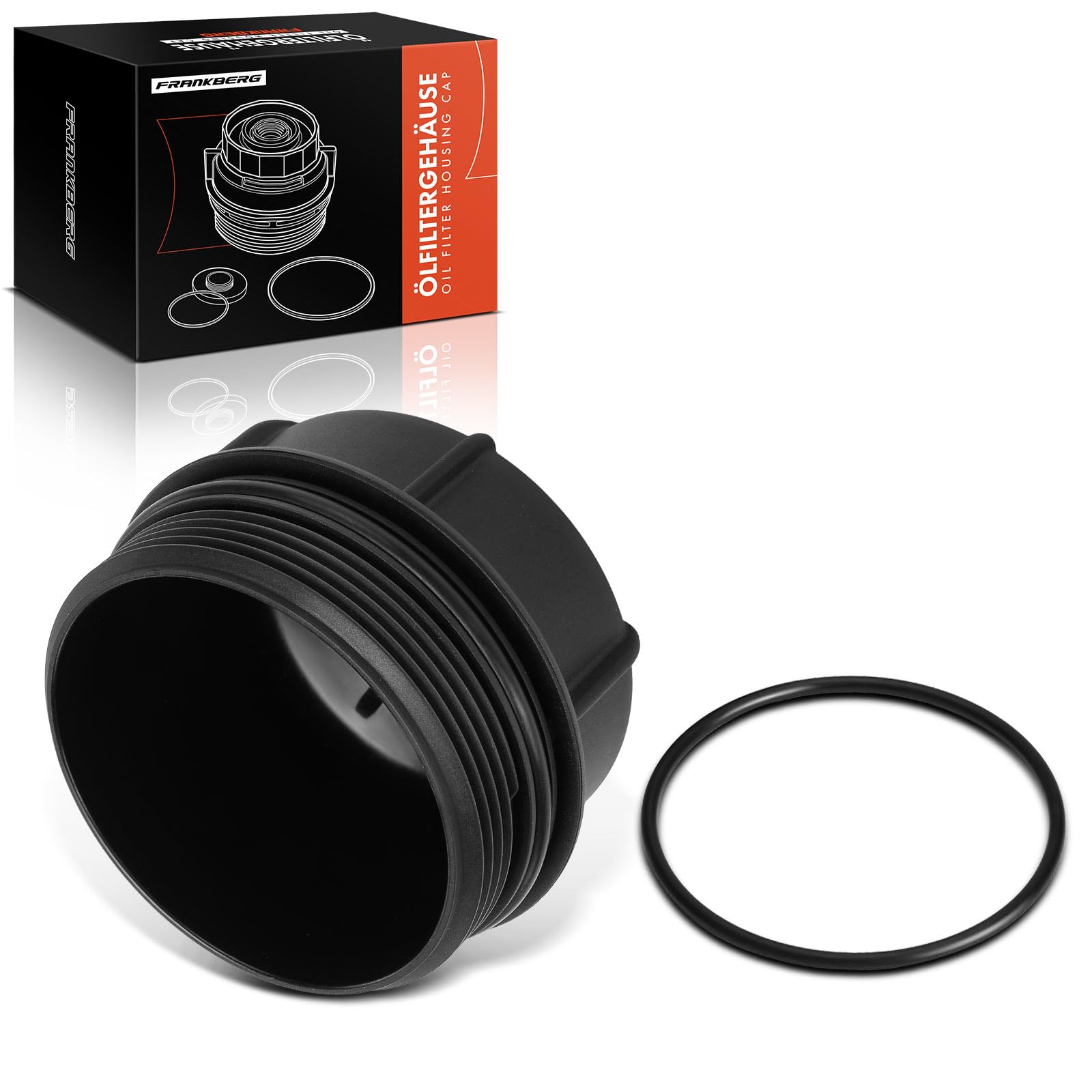 Frankberg Alloggiamento del filtro dell'olio Con Anello di tenuta Diesel Compatibile con Doblo MPV 263 1.6L 2015-2025 Combo Furgone/MPV X12 1.6L 2012-2025 Replace# 55231346