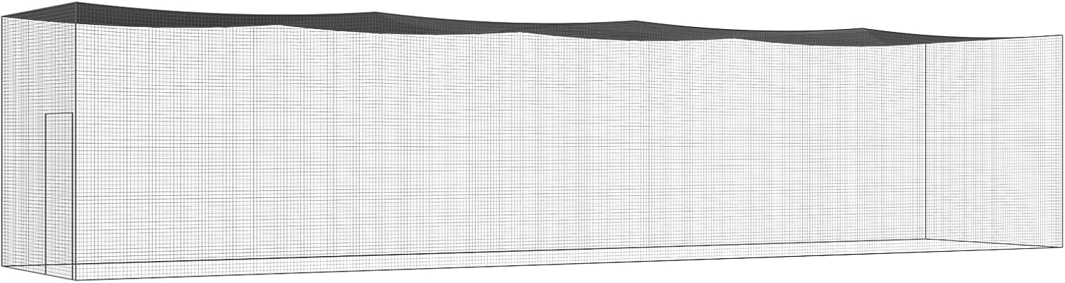 VEVOR Baseball Batting Cage,Professional Softball Baseball Batting Hitting Training Net,Heavy Duty Enclosed PE Practice Portable Pitching Cage Net with Door&Carry Bag,for Backyard,Field,Indoor&Outdoor