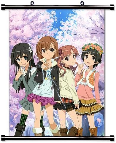 To Aru Kagaku no Railgun (A Certain Scientific Railgun) Anime Fabric Wall Scroll Poster (32x46) Inches [ACT]-To Aru Railgun-46(L)