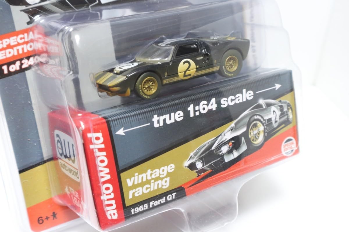 Amazon | AW 1/64 1965 フォードGT ブラック #2 ウェザリング GT-40
