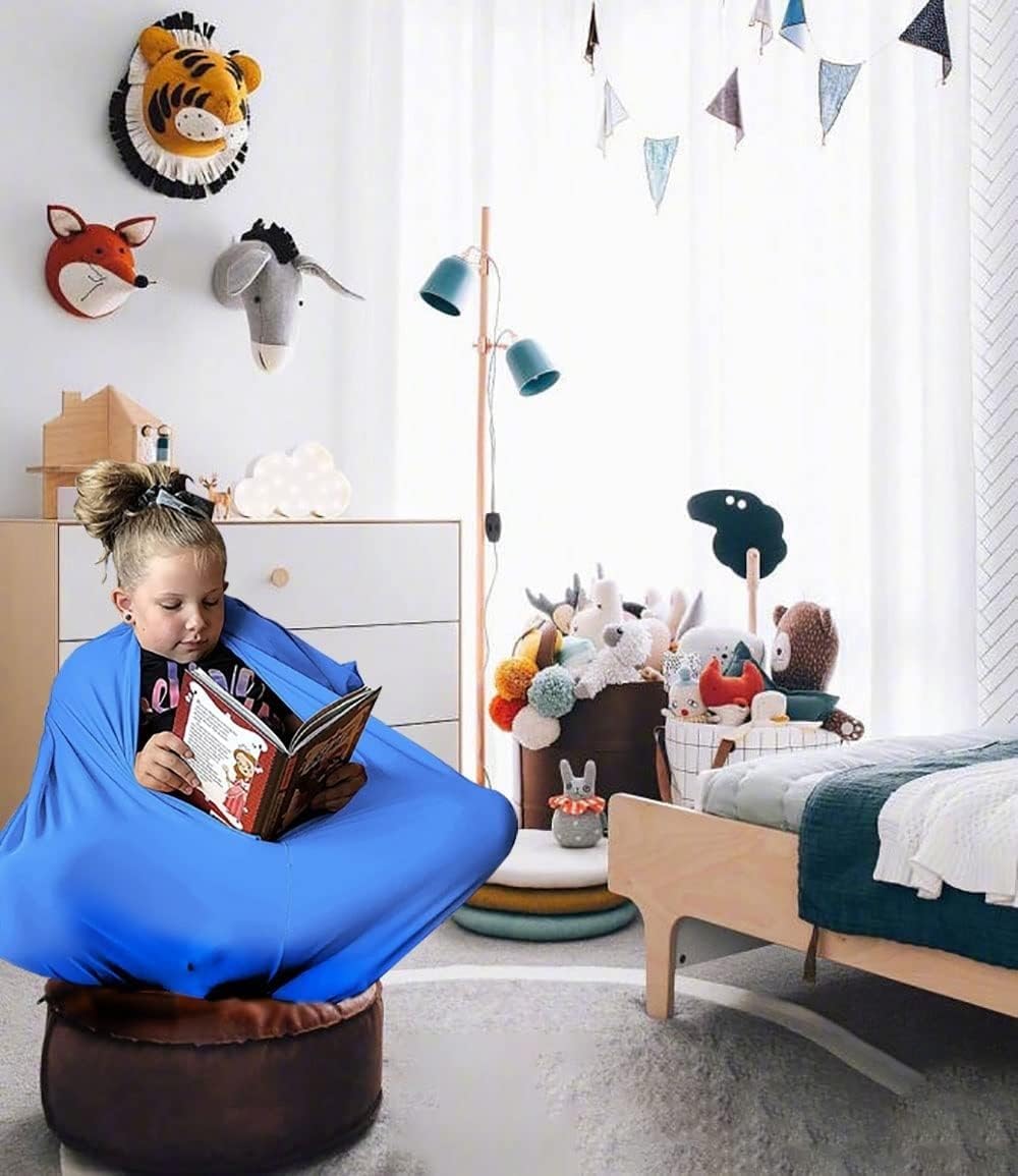 Saco sensorial Relajante Body Sock para niños, niñas, bebés y Adultos. Alivio del estrés, ansiedad, Autismo, TDAH, TDA. Artículos táctiles para Juego terapéutico (Color: Rot, M).
