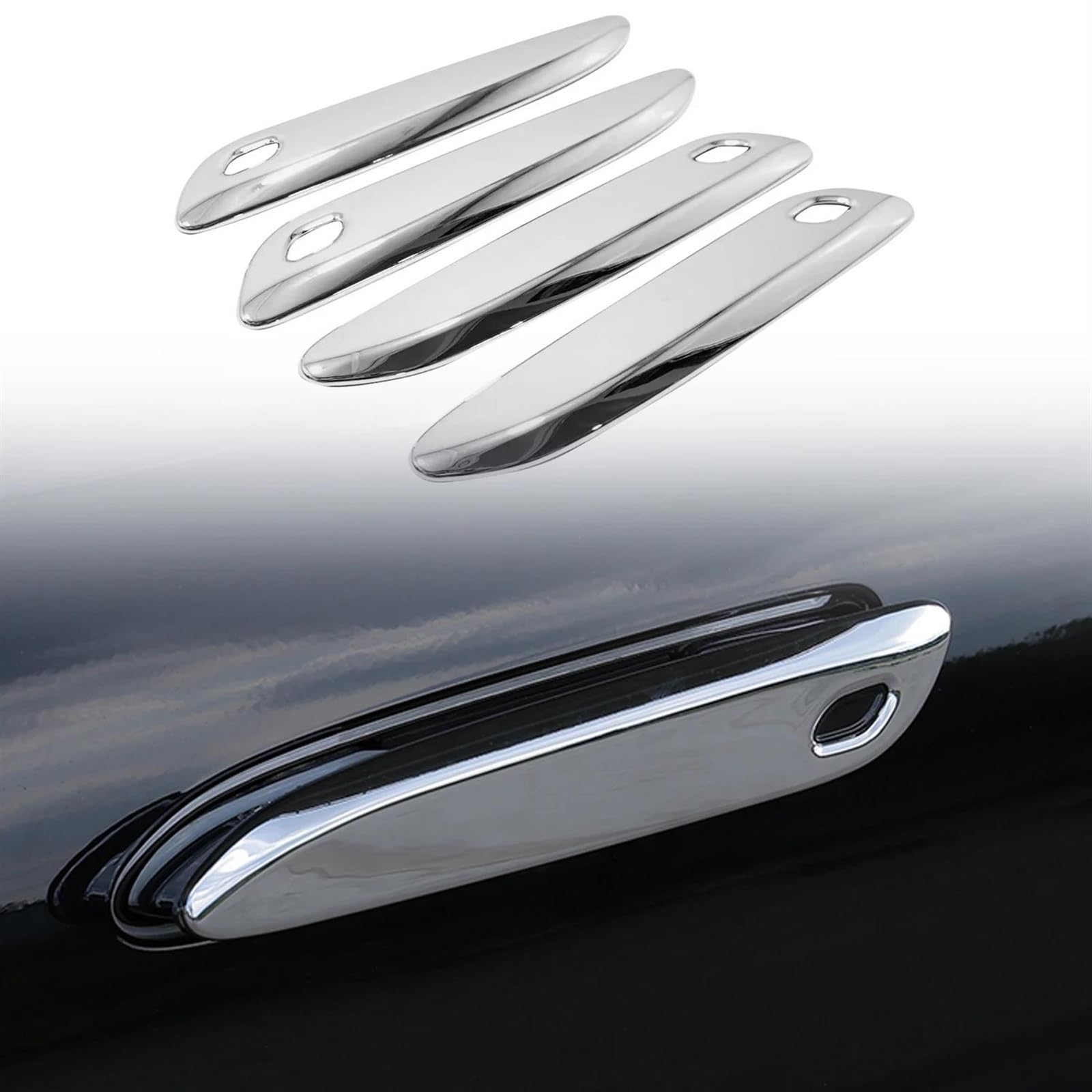 NOHEEU Car Door Handle Cap Decorative Outer Cover Shell for Benz E-Class W214 S214 2024
