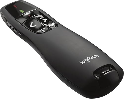 Wrls Presenter R400 50ft Range Red Laser Pointer/Receiver/Case