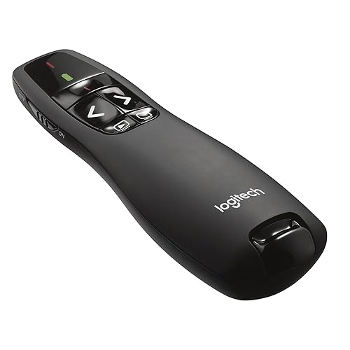Logitech R400 Télécommande de Présentation sans Fil, 2,4 GHz/Récepteur USB,