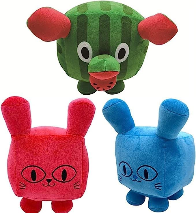Buy 3 of New Pet Simulator X Cat Plush,Red Titanic Balloon Cat Plush