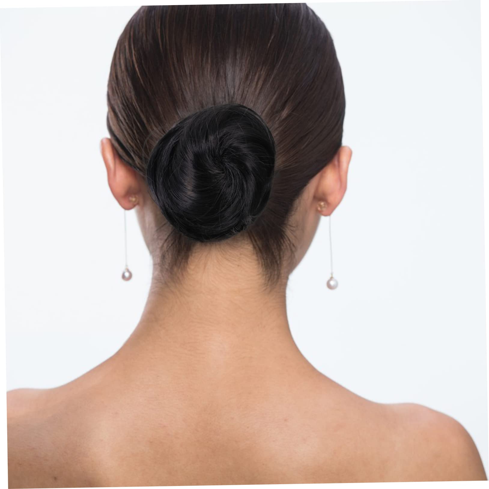 PartyKindom Chignon Hairpiece Hair Bun Claw Clamp Easy Bun Maker Ponytail Hair Extensions Wedding Headdress