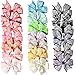 Imanom 20Pcs Baby Hair Bows Grosgrain Ribbon Boutique Ponytails Alligator Clips For Girls Kids Teens Hair Accessories