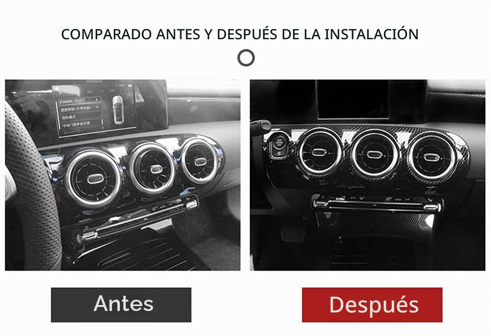 Upgrade Panel de ventilación para salpicadero para Classe A W177 V177 / CLA C118 X118 2019-2024