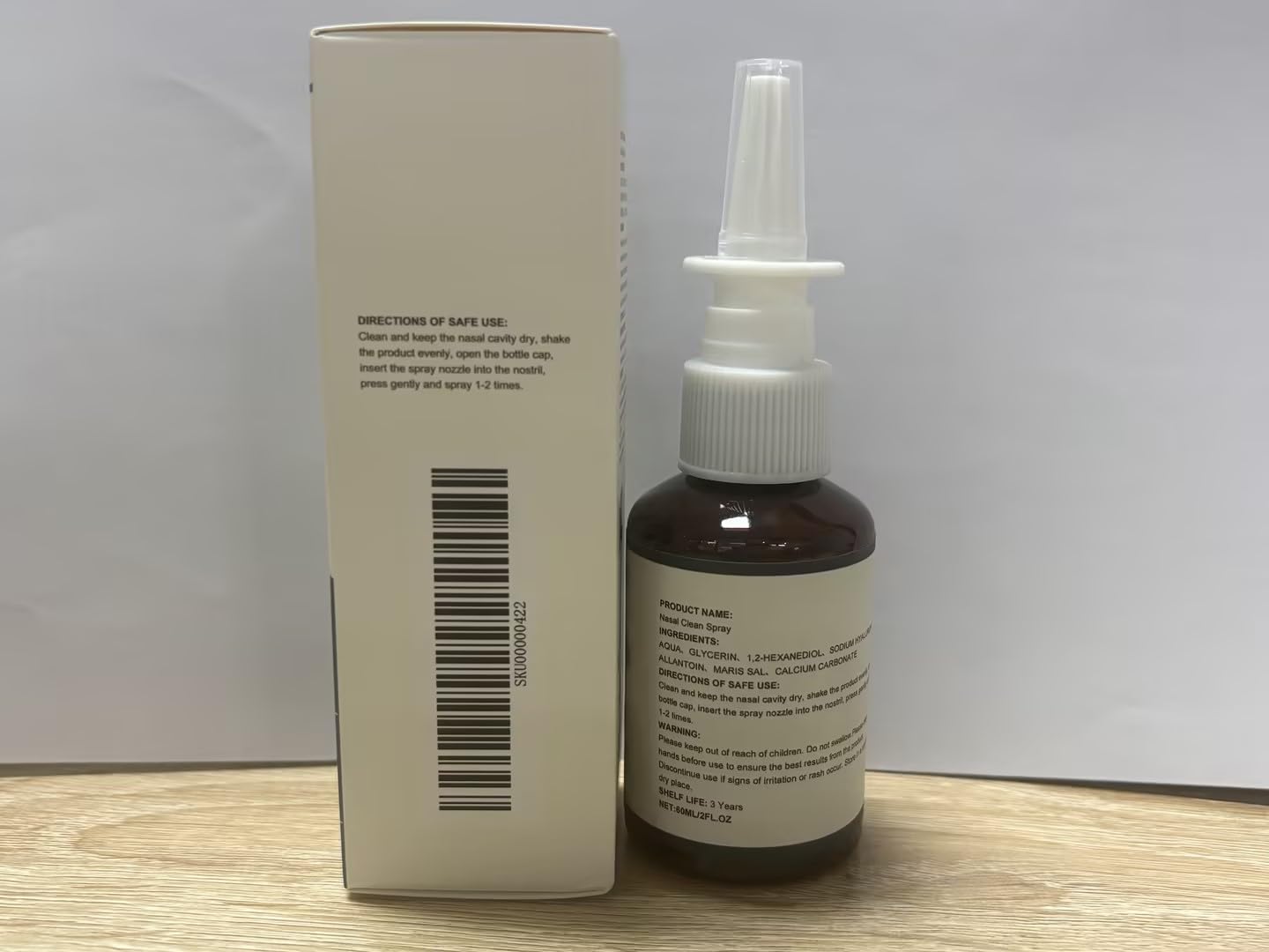 2PCS Nasal Cleaning Mist, Gentle Daily Nasal Wash Spray for Dry Nose & Outdoor Dust, Travel Non-Medicated Nasal Care Spray — Amazon image 3