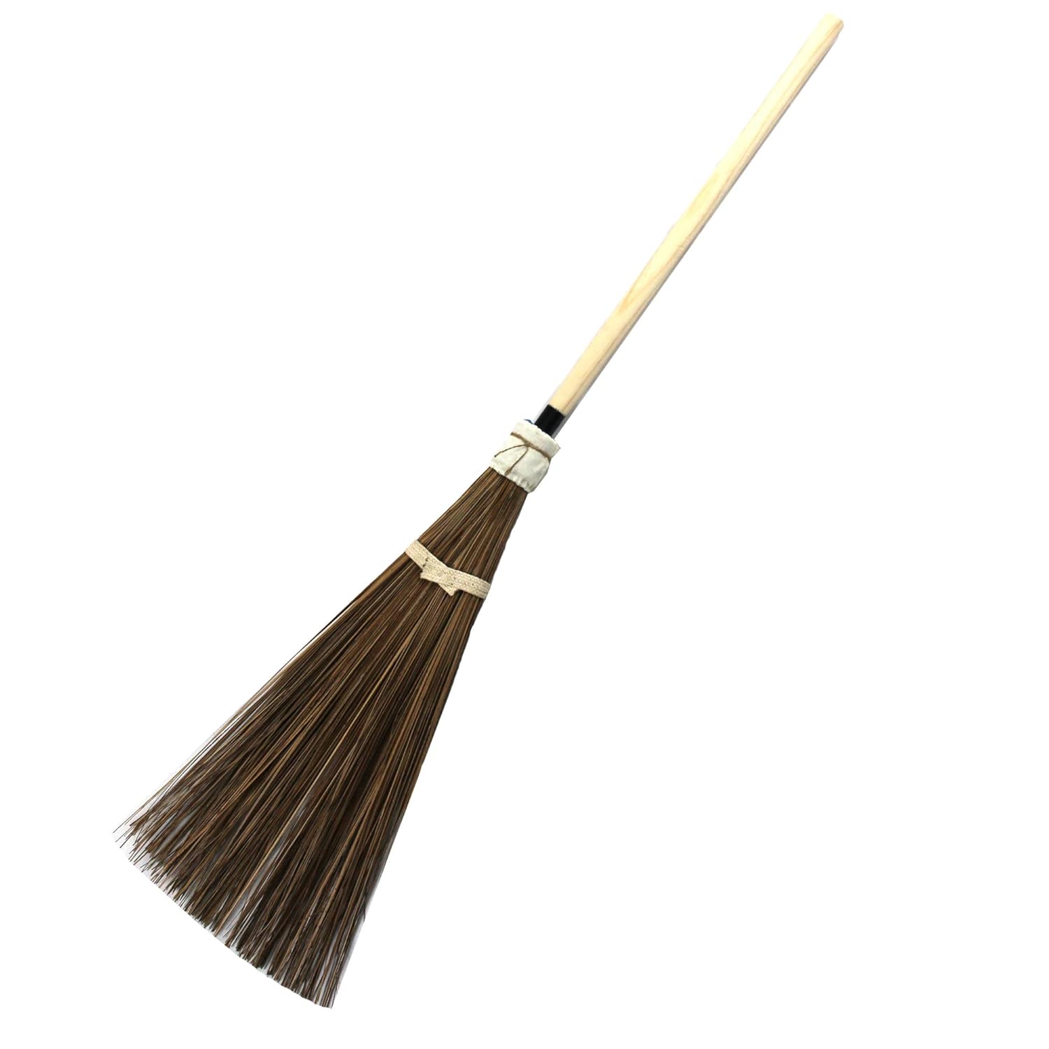 NDP78 Natural Broom 55 Inches Length, Heavy Duty Broom , Garden Broom, Coconut Broom, Outdoor
