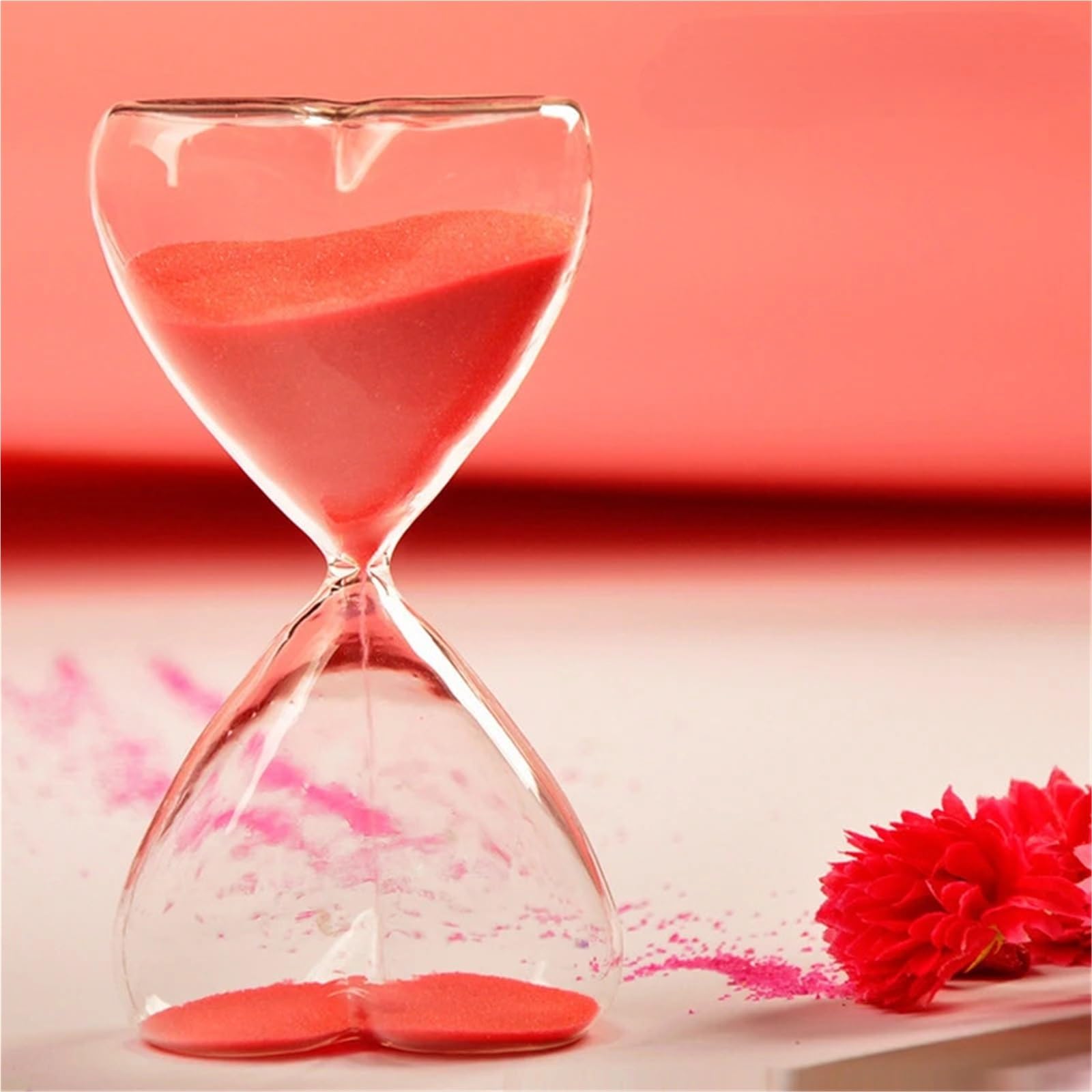 Arena de Reloj, Reloj de Arena Temporizador Rojo 15 Minutos
