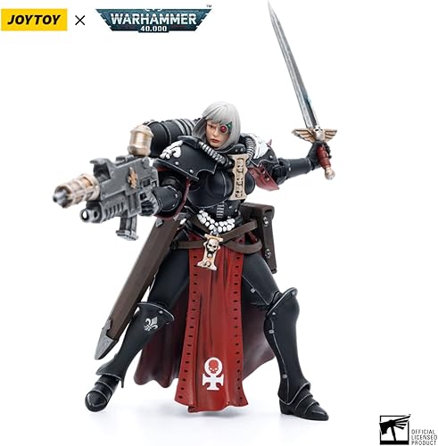 Miniatura 3 de JOYTOY 118 Figuras de acción Warhammer 40k Mecha Joy Juguete Modelo Juguetes Adepta Sororitas Batalla Hermana Hermana Superior Kassia
