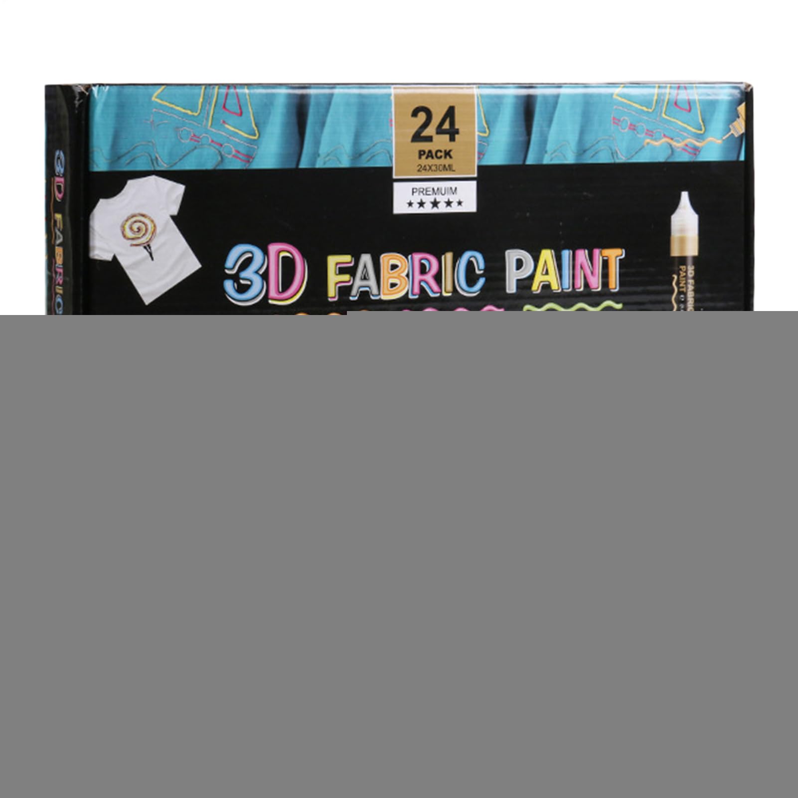 Textilfarben Set 24 Farben Set Zur Textildekoration Und Gestaltung