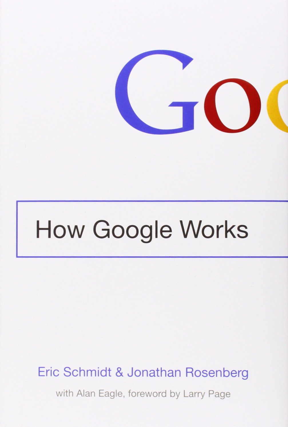 How Google Works cover