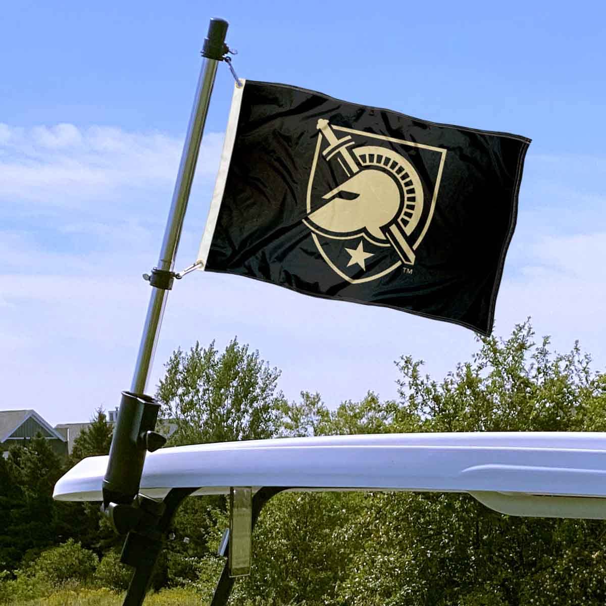 Army Black Knights Boat And Nautical Flag - 12x18 Inch Polyester Team Flag