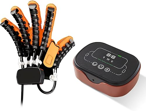 Miniatura 1 de Rehabilitation Robot Gloves, Electric Hand Therapy Equipment for Stroke Hemiplegia Finger Recovery, Adjustable Strength Recovery Trainer
