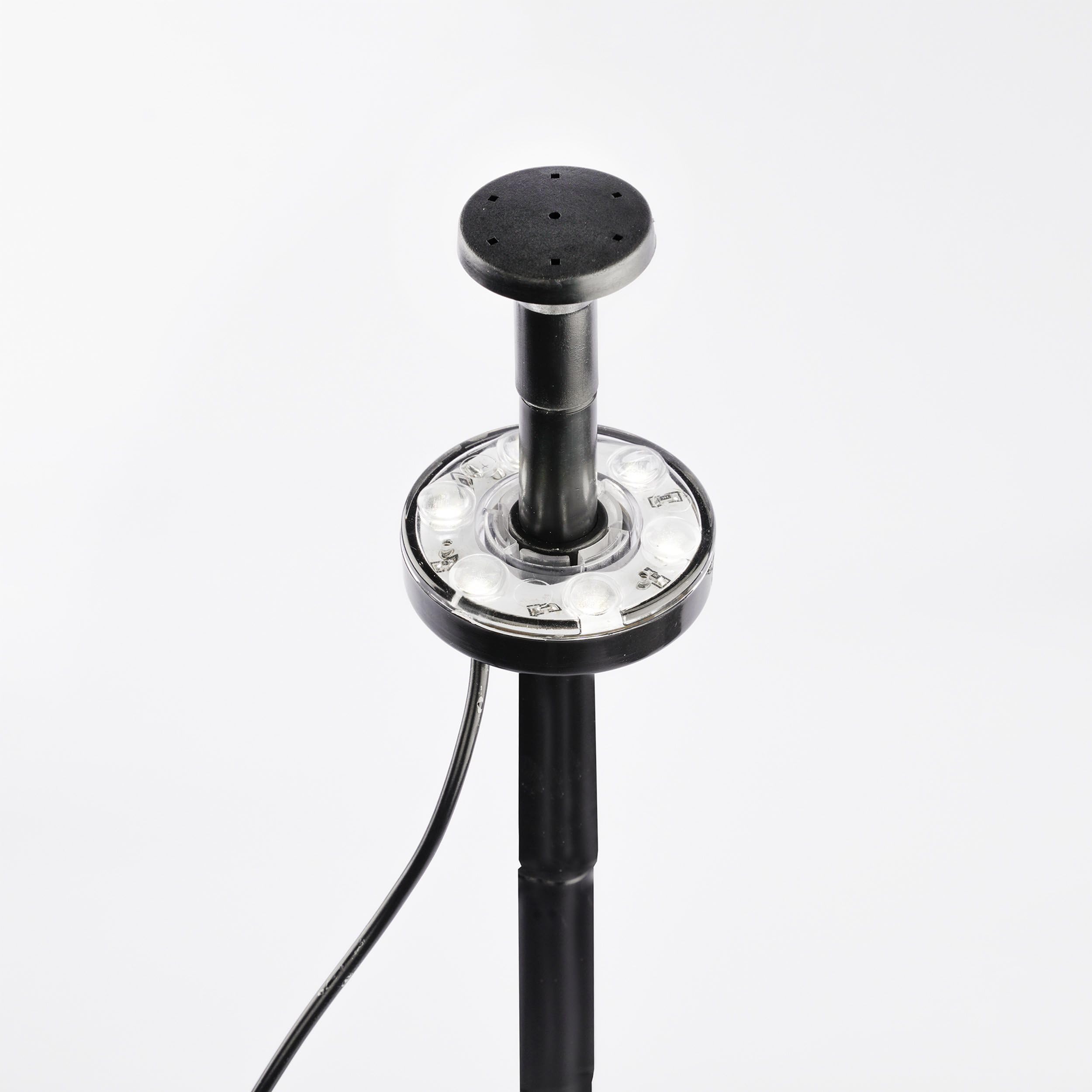 esotec Solar Teichpumpenset 6/220 LED außen, Teichpumpe mit Filter, Sprinklerpumpe 220l/h, LiFePo4 Akku, Solarmodul 6W, Solarbrunnen, Gartenteich Wasserspiel, Springbrunnenpumpe, 101023