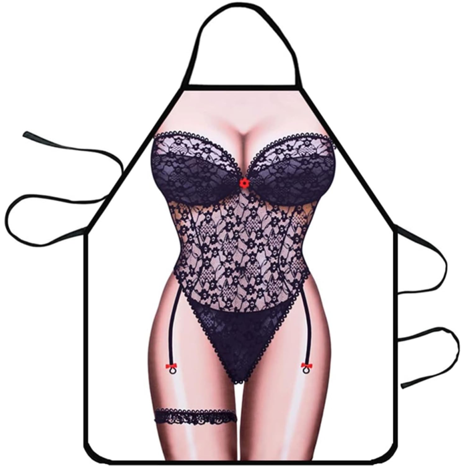 ZHAOYCSH Lustige 3D-Sexy Schürze für Erwachsene - Neuheit Schürze für Mann und Frau - Kreative Kochschürze mit urkomischem 3D-Druck Design - für Geburtstagsfeier, BBQ Grillparty, Junggesellenabschied