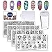 Produktbild Biutee Nail Art Stempel Stempel Vorlagen Stamper Schaber Kit- 4 Maniküre Platten Set mit 1 Polnisch Stempel von Salon Designs