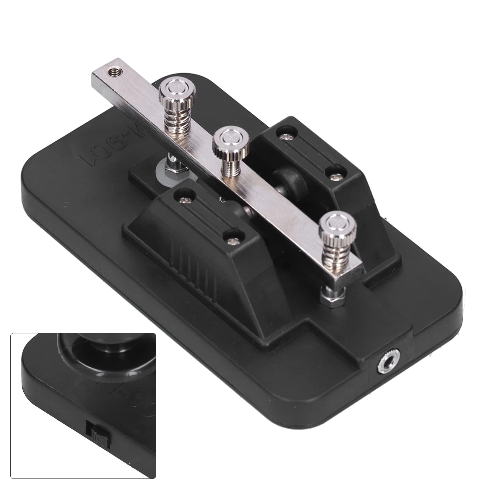 Tasto Morse CW, Radioamatore Tasto Telegrafico con Cicalino, Dispositivo Codice Morse Trasmettitore per Principianti