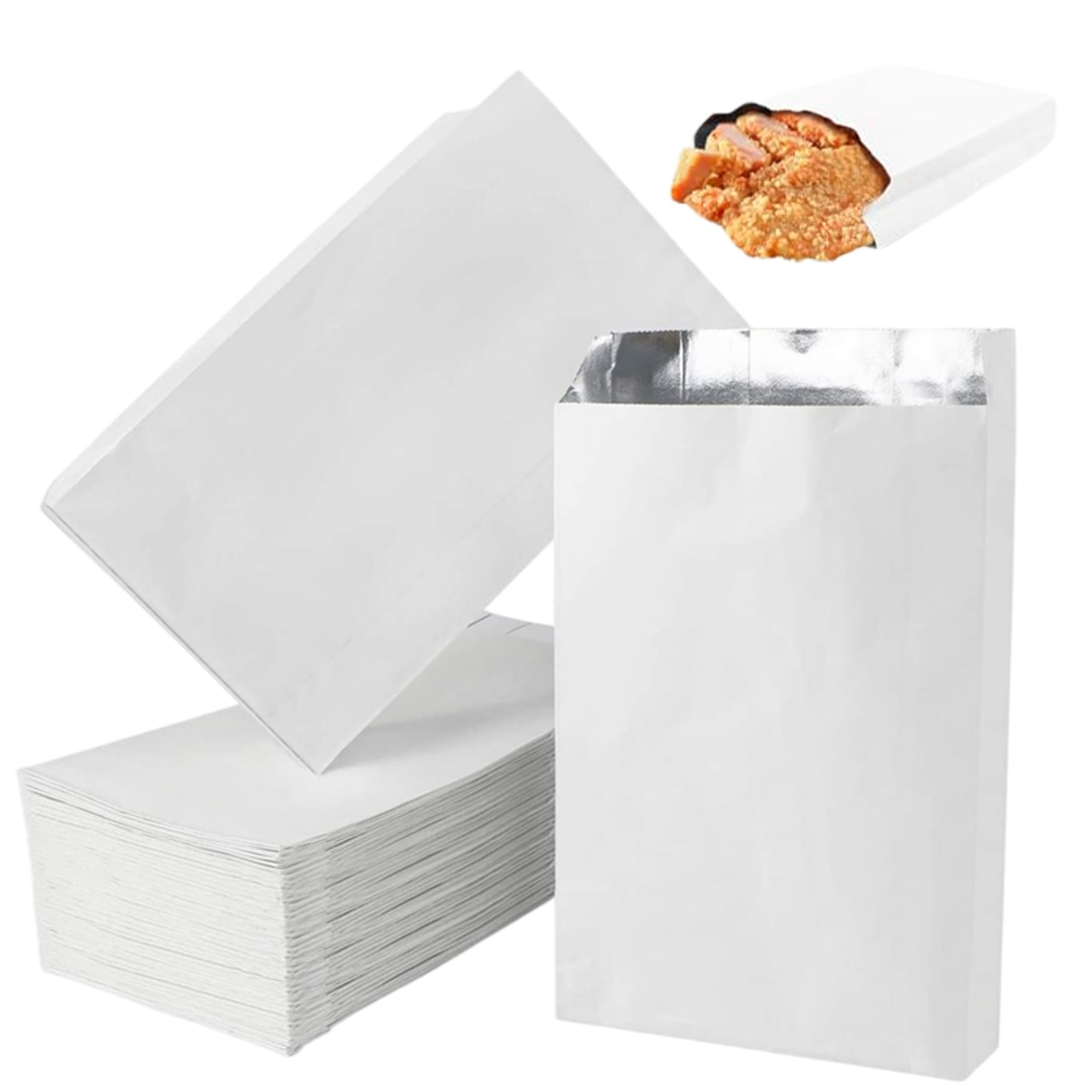 Bolsas de papel de aluminio térmicas que retienen el calor de hamburguesas