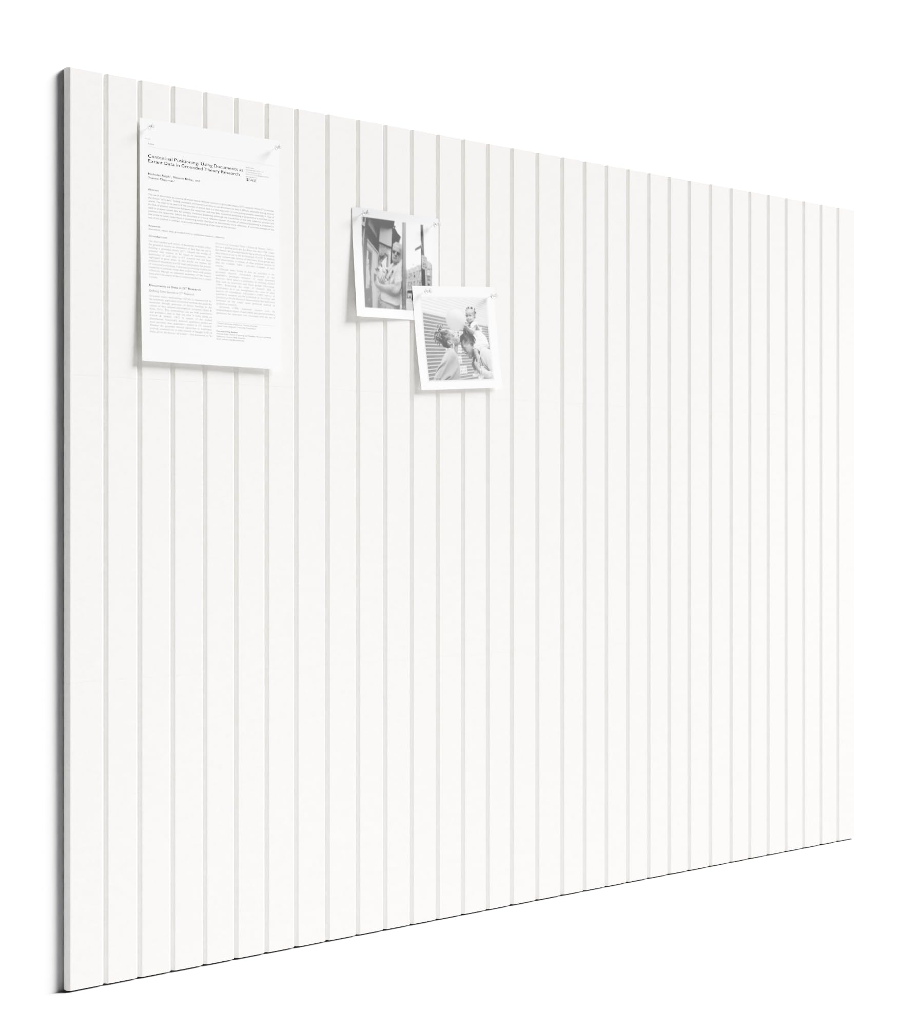 Bumusty 12er-Pack Filz-Pinnwand Lamellen-Optik 120 x 90cm,Alternative zu Korktafel,Inkl.70 Klebestreifen,Memoboard,Fotowand & Visionboard Für Büro,Kinderzimmer & Klassenzimmer