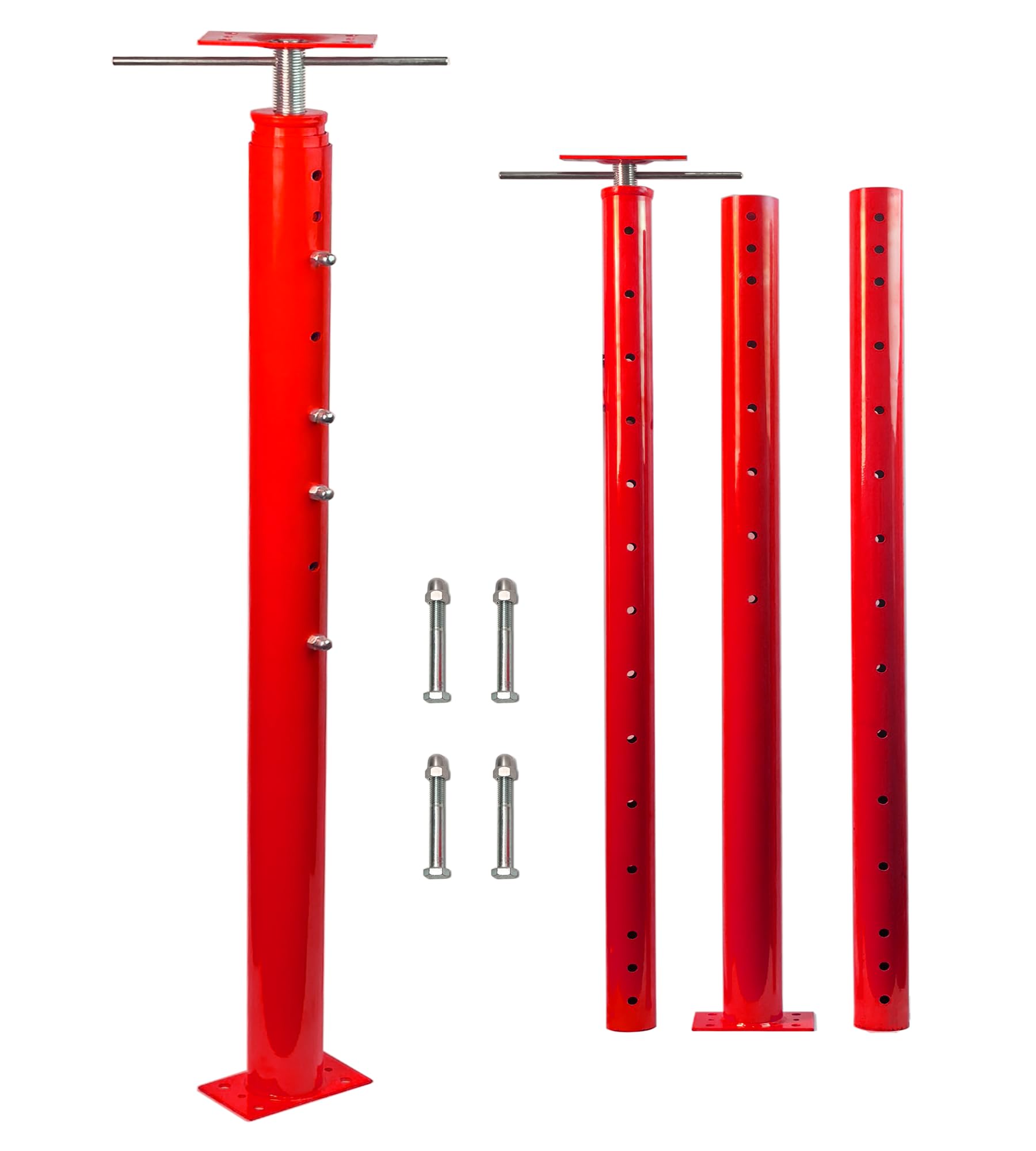Xypholth 54'-155' Pole House Jack Post - Heavy Duty House Floor Jacks Deck Support