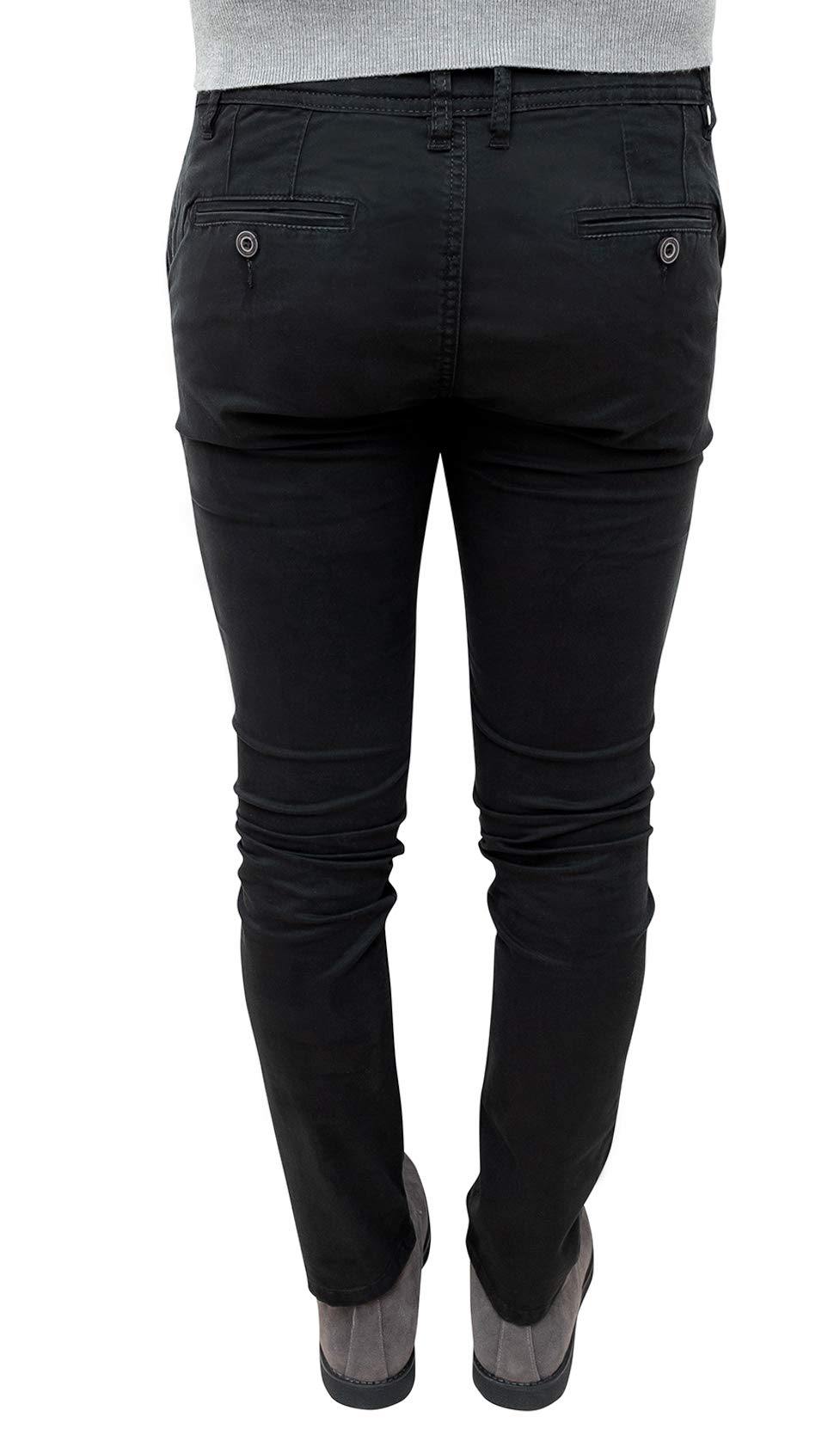 Evoga Pantaloni Casual Uomo Invernali Slim Fit Eleganti Chinos