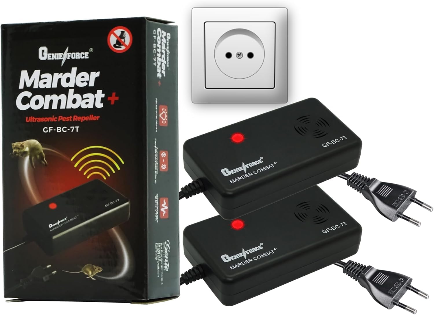 Steenmarterverjager Anti-Marter Ultrasoon Apparaat LED | Automotive Line