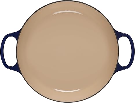 Le Creuset Enameled Cast Iron Signature Braiser with Lid, 3.5 qt., Indigo