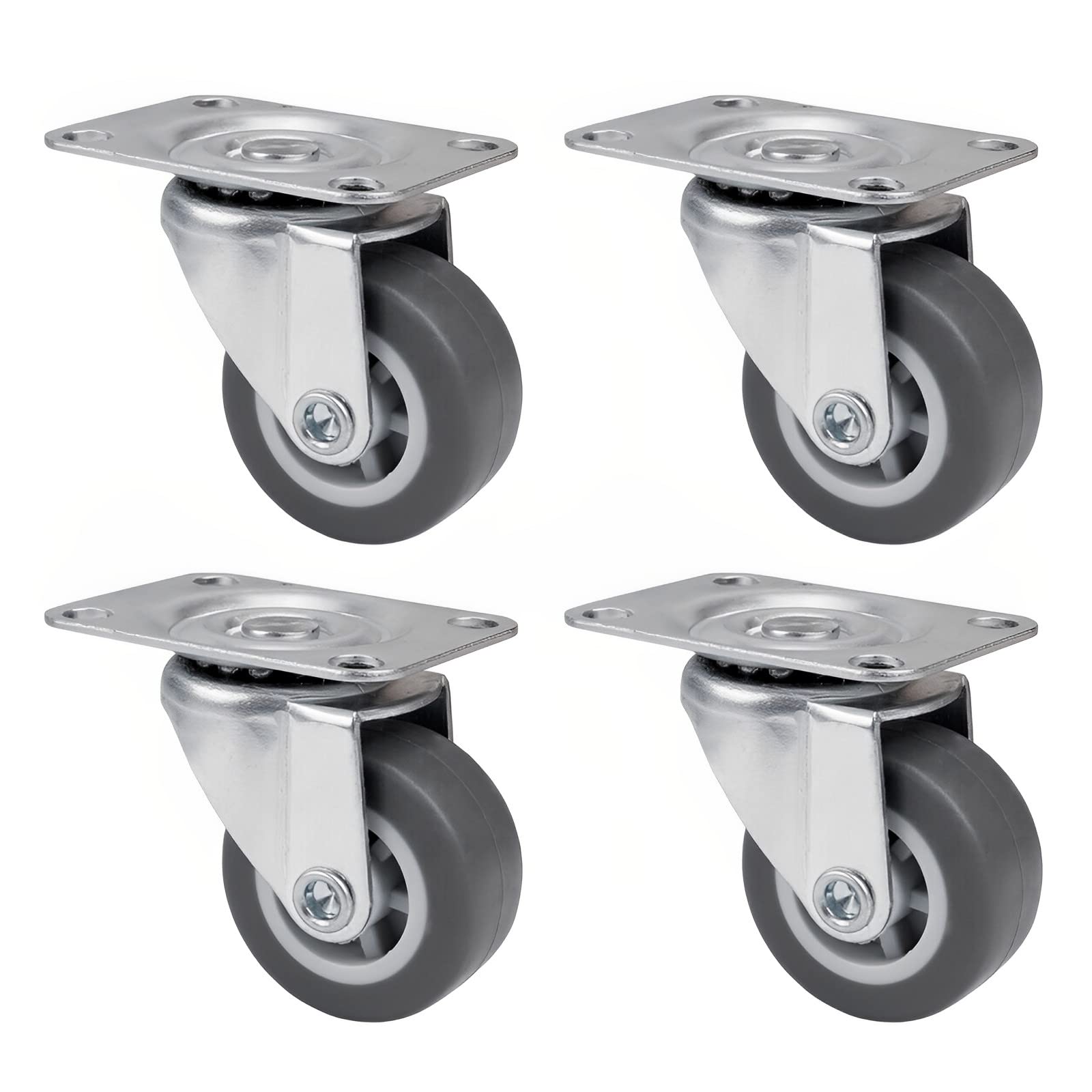 PRIOstahl Lot De 4 Roulettes Pivotantes Pour Meuble De Lit