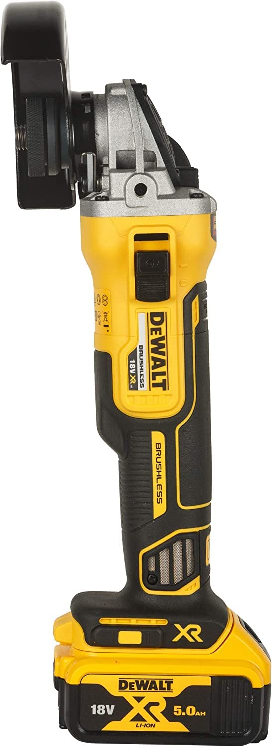 Dewalt DCG405P2-QW Akülü Açılı Anahtar. 125 mm, 18 V/5,0 Ah, 1000 W