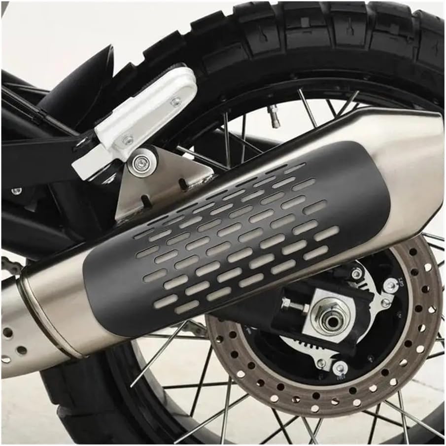 Motorcycle Exhaust Pipe Heat Shield Accessories Stainless Steel Muffler Pipe Heat Shield Exhaust Pipe Protector Heat Shield Wraps