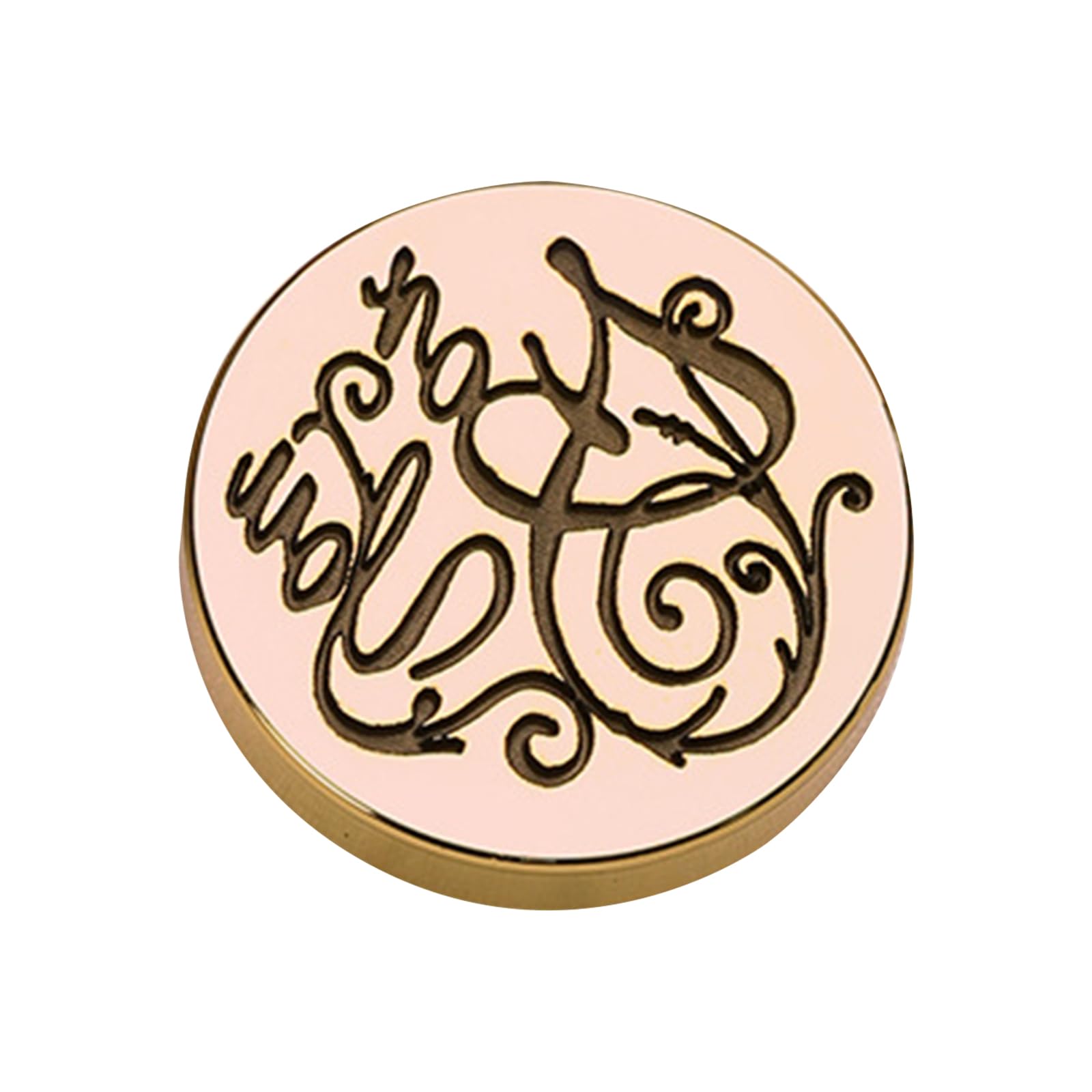 NEWFT Sealing Wax Scrapbooking Stamp Head for Seal Envelope Wedding Invitation Gift Decor, Wax Seal Stamp Head Replacement Wedding