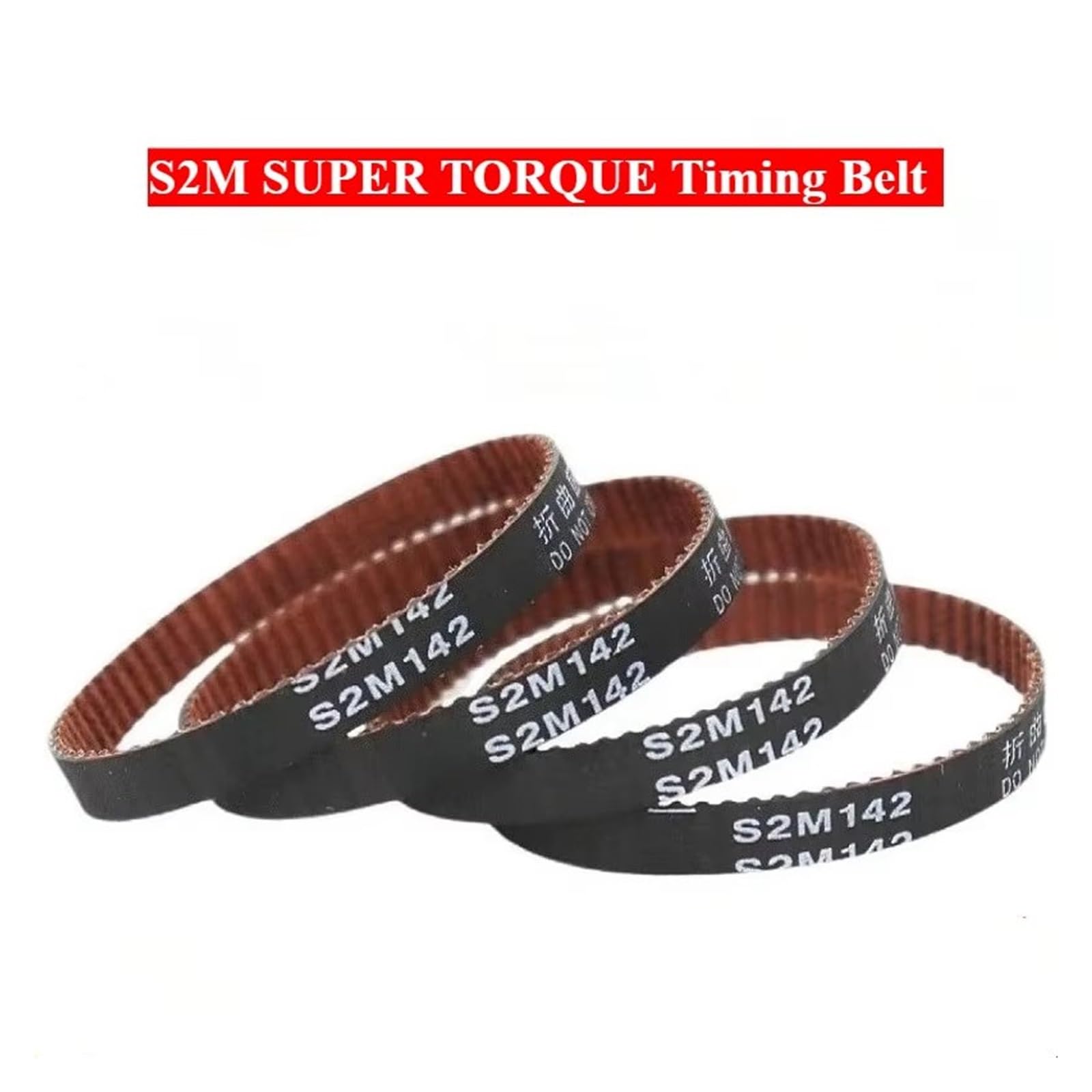 Keilriemen S2M164 S2M166 S2M168 S2M170 S2M172 Zahnriemen G Motor Werkzeuge Sander Laufband Pulley Rund Zähne Gummi Gürtel Kupplungsriemen(20mm,S2M166)