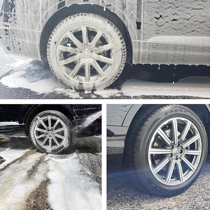 Foam Cannon Ready to Use - Touchless Car Wash Shampoo (1 Gallon, 128 oz) – No Mixing Ratio Required - Commercial Grade Auto Cleaner – Great for Cars, Trucks, Motorcycles, Mopeds, ATVs - Wash Chems (4)