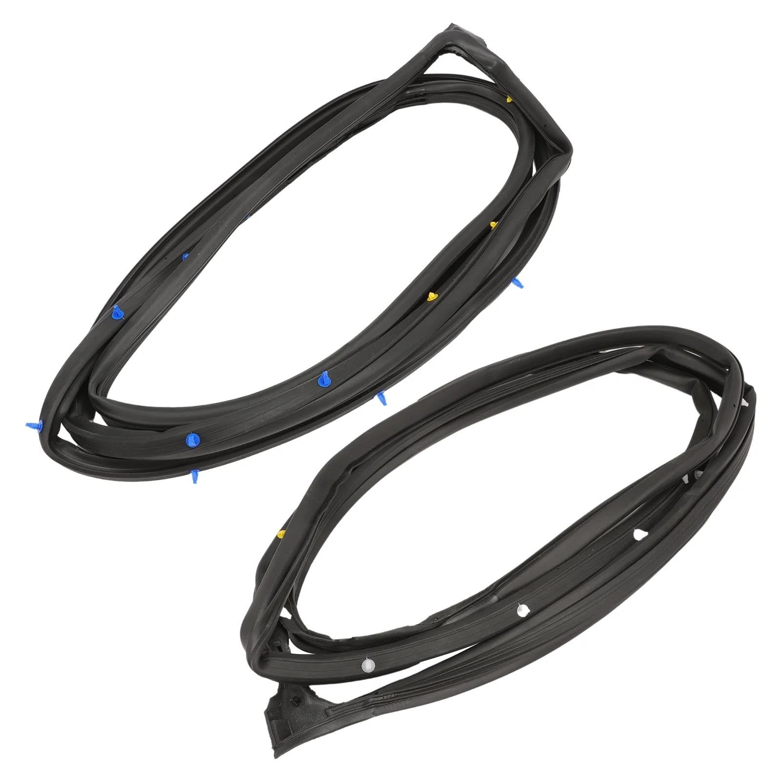 Fkhbzm One Color Front Door Weatherstrip Moulding Seal Rubber For Accord 2008-2012 Left Right Side Stripping 72310-Ta5-A02 72350-Ta5-A02 Leakproof